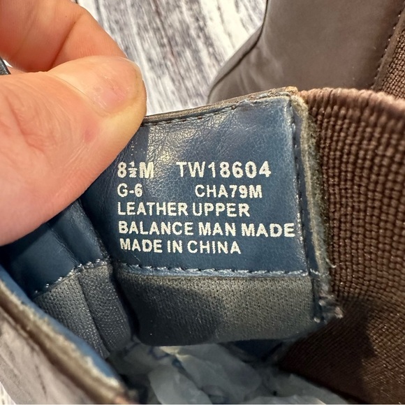 Vintage Tommy Hilfiger Brown Leather Square Toe Heeled Booties - Picture 10 of 11